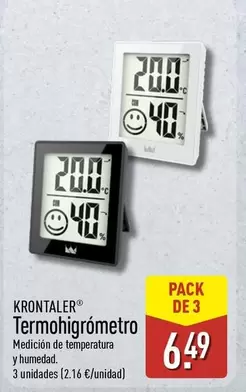 Krontaler - Termohigrometro