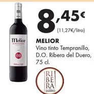 Melior - Vino Tinto Tempranillo, D.O. Ribera Del Duero