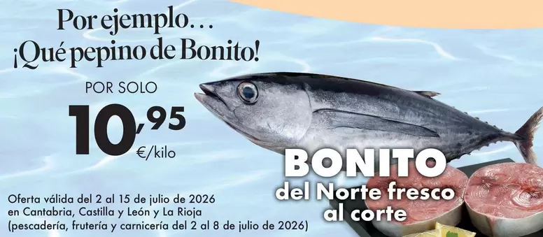 Bonito Del Norte Fresco Al Corte