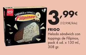 Frigo - Helado Sándwich Con Toppings De Filipinos