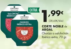 Argal - Corte Noble De Chorizo O Salchichon Iberico Extra