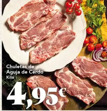 Chuletas De Aguja De Cerdo