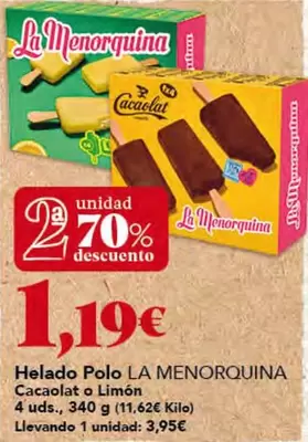 La Menorquina - Helado Polo