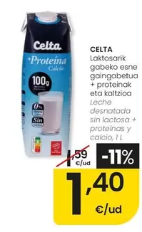 Celta - Leche Desnatada Sin Lactosa + Proteinas Y Calcio