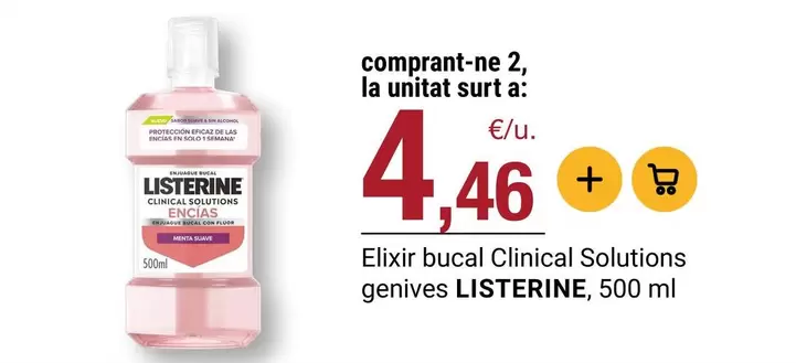 Listerine - Elixir Bucal Solutions Genives