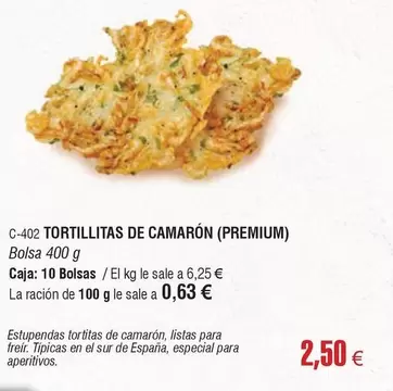 Premium - Tortillas De Camaron (premium)