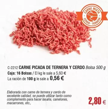 Mixta - Carne Picada De Ternera Y Cerdo