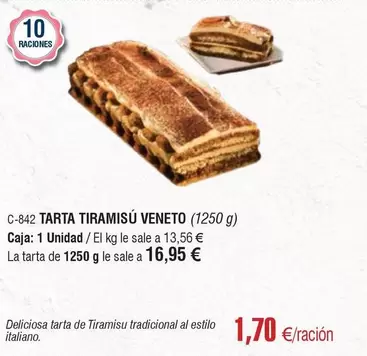 Tarta Tiramisù Veneto