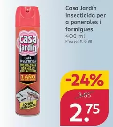 Casa Jardín - Insecticida Per A Panerales I Formiques