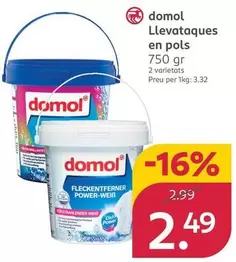 Domol - Llevataques En Pols