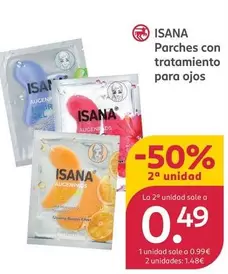 Isana - Parches Con Tratamiento Para Ojos