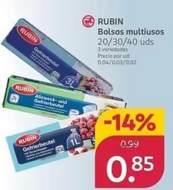 Rubin - Bolsas Multiusos