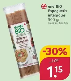 Enerbio - Espaguetis Integrales