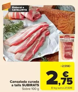 Subirats - Cansalada Curada A Talls