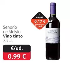 Señorío De Melvin - Vino Tinto