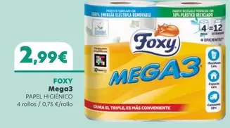 Foxy - Mega3 Papel Higienico