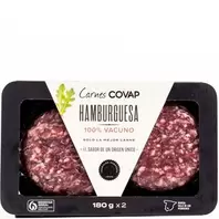Hamburguesa 100% vacuno 360 g