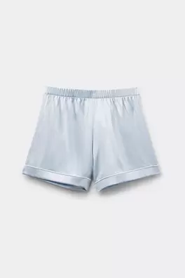 Shorts de Seda con Ribete