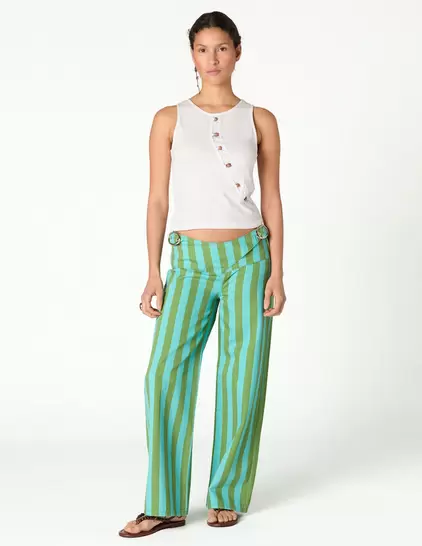PANTALON RAYA AZUL