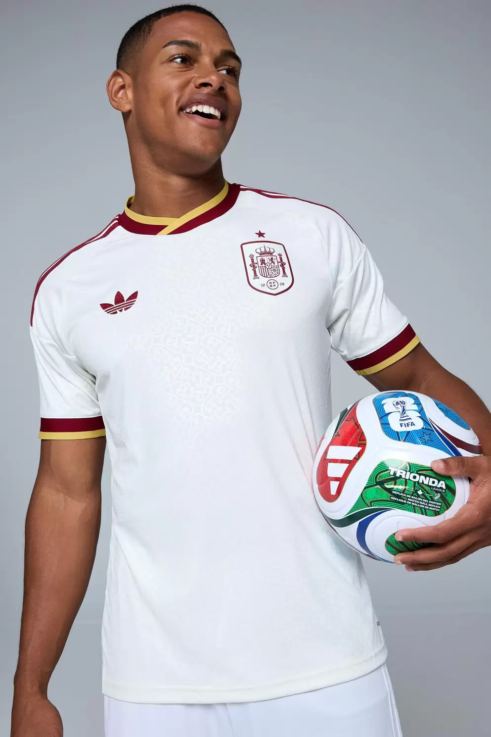 2ª Camiseta España Mundial 2026 - Blanco - Segunda Equipación Hombre