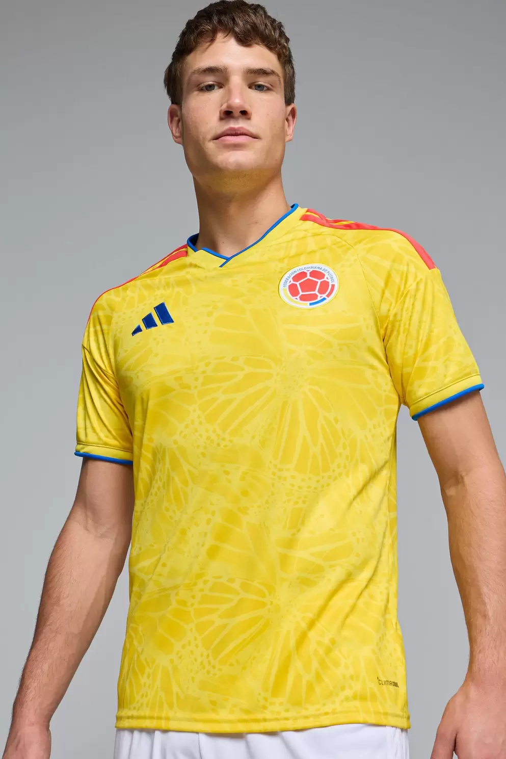 1ª Camiseta Colombia Mundial 2026 Réplica - Amarillo - Primera Equipación Hombre