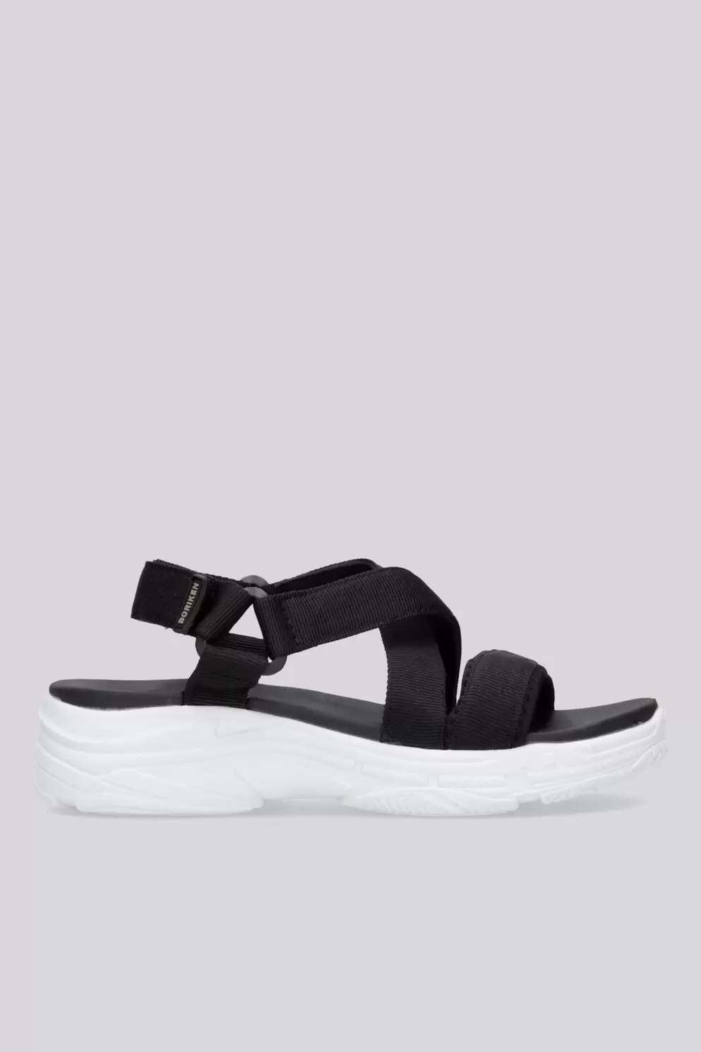 Nuria - Negro - Sandalias Velcro Mujer