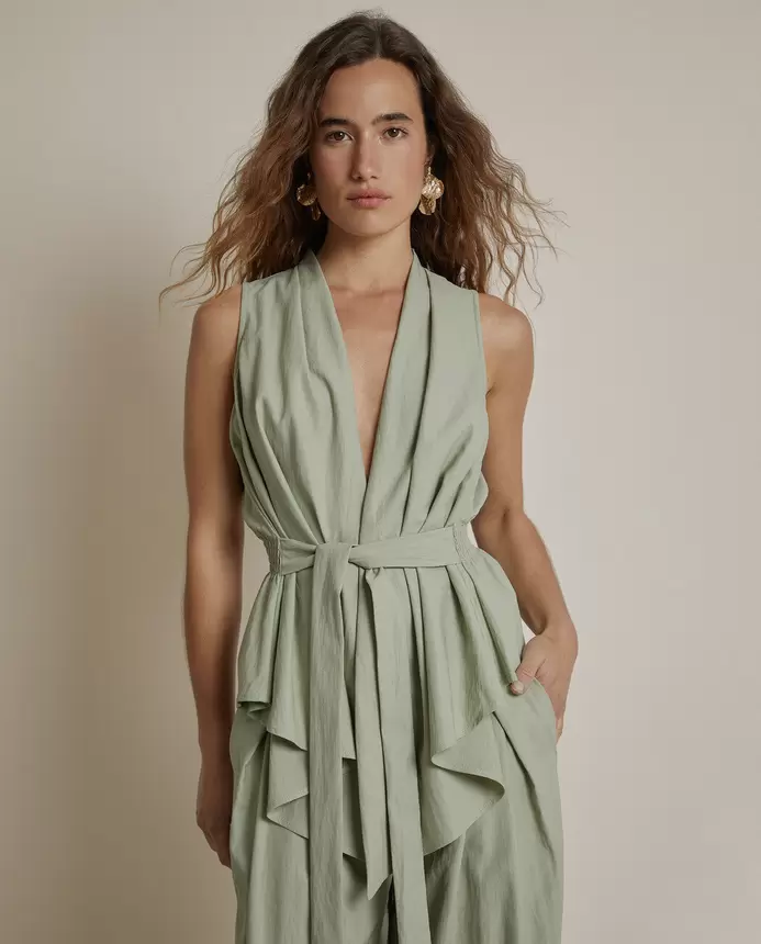 BLUSA CINTURÓN