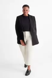 Wide leg jeans - high waist