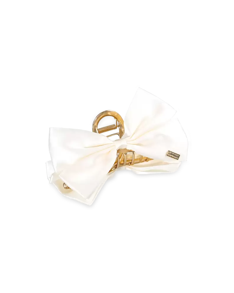 Haarklammer - White Bows