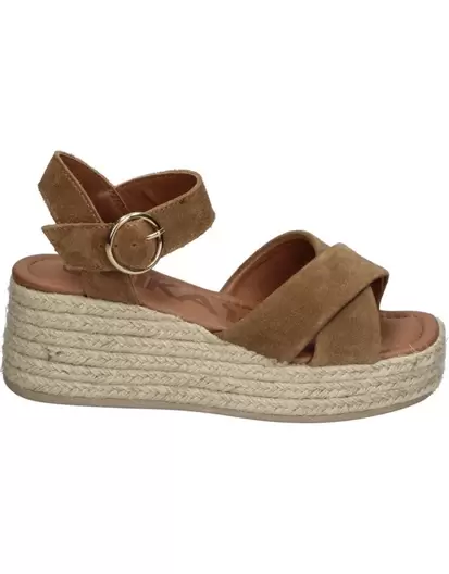 Alpargatas con cuña CHIKA10 New Bonita 11 en marrón para mujer