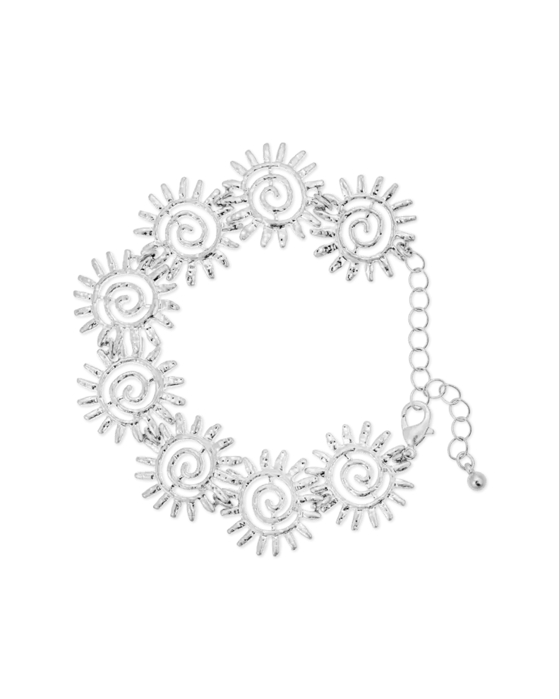 Armband - Silver Swirls