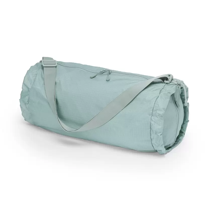 Bandolera repelente al agua con cierre con cordón de tejido ripstop
