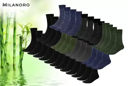 12 pares de suaves calcetines de bambú