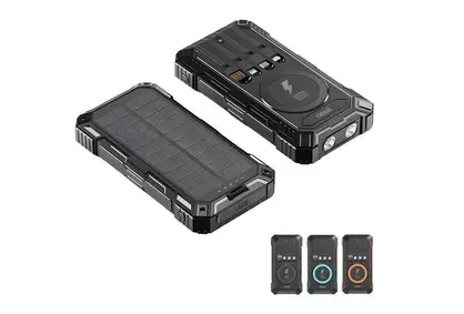 Powerbank avanzado todo en uno con panel solar OOQE MultiCharge 4