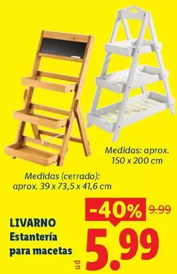 Livarno - Estanteria Para Macetas