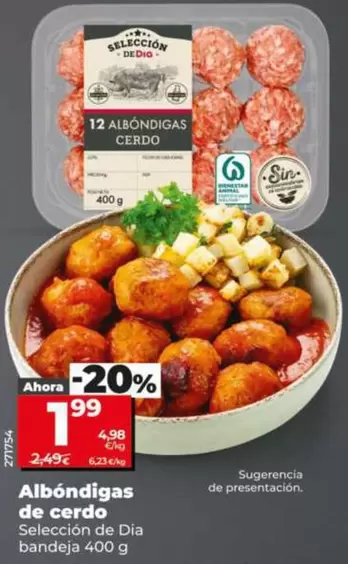Seleccion De Dia - Albóndigas De Cerdo