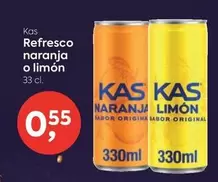 Kas - Refresco Naranja O Limon