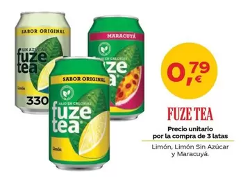 Fuze Tea - Limón, Limón Sin Azúcar Y Maracuya
