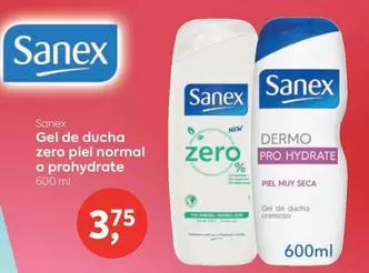 Sanex - Gel De Ducha Zero Piel Normal O Prohydrate