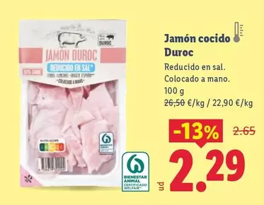 Duroc - Jamon Cocido Duroc