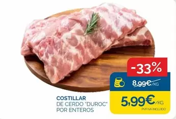 duroc - Costillar De Cerdo Duroc Por Enteros