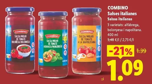 Combino - Salsas Italianas
