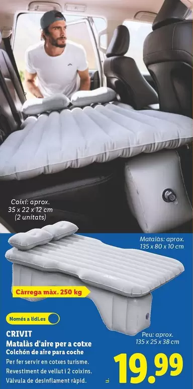 Crivit - Colchón De Aire Para Coche