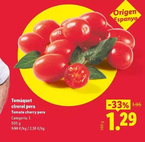 Tomate Cherry Pera