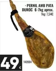 Pernil Amb Pata Duroc