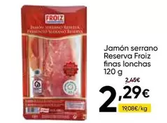 Froiz - Jamon Serrano Reserva Finas Lonchas