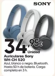 Sony - Auriculares Wh-ch 520