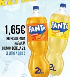 fanta - Refresco Naranja O Limon Botella
