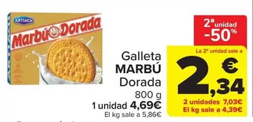 Marbú - Galleta Dorada