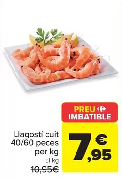 Llagosti Cuit 40/60 Peces